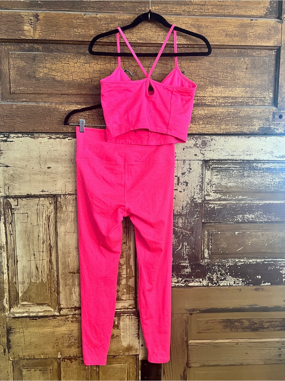 JoyLab 2-Piece Activewear Set | Hot Pink Leggings & Sports Bra | M - Picture 3 of 3
